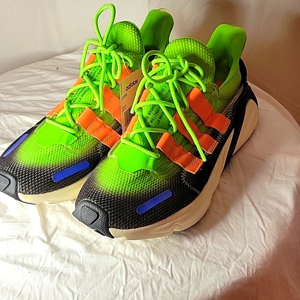 adidas Neon Green and Black Sneakers